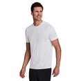 thumbnail image 4 of RBX Active Men's Tonal Jacquard Grid Quick Drying Workout T-Shirt, 4 of 5