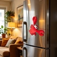 thumbnail image 5 of Magnetic Plush Fox Car Decor, Funny Car Magnets, 20 cm Soft Animal Cute Fridge, 3D Kawaii Stuffed Animal Ornament, Magnetic Home Decoration for Dashboard, Side Mirror, Refrigerator, 5 of 5