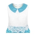 thumbnail image 6 of Girls Dress Blue Lace Sleeveless Peter Pan Collar Casual Summer Dresses for girls 5 Years, 6 of 8