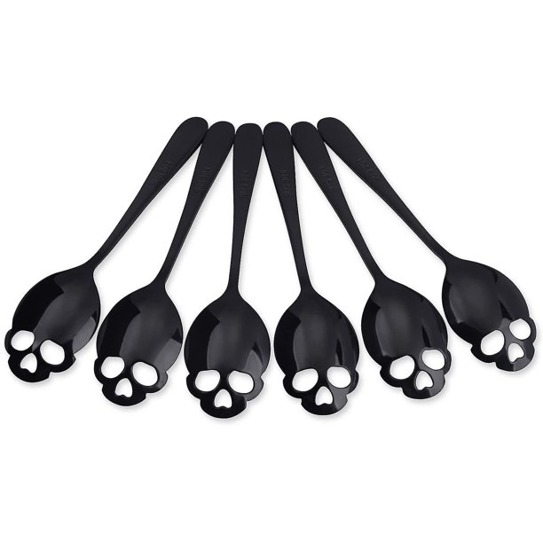 Juego De 6 Cucharas 18/8 Menos Cucharillas De Acero Ng Cucharas Cucharas Cucharas Set Idea Para Dishwa