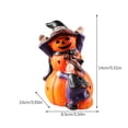 thumbnail image 2 of Yuarrent Lámpara de calabaza para Halloween, fiesta, fiesta, celebración, alimentado por batería, LED, decoración brillante, adorno para el hogar, Kits de decoración para fiestas Tipo 1 Yuarrent HA068061-01B, 2 of 6