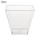 thumbnail image 1 of 50pcs Dessert Cups Transparent Disposable 60ml Mini Square Cake Mousse Cups Container Tableware For Wedding, 1 of 3