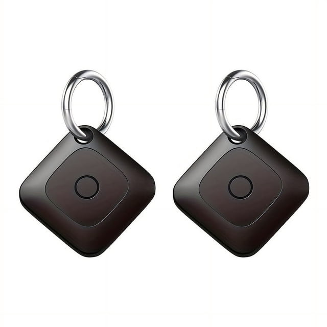 CNKOO 1/4pcs Mini Smart Tracker Key Finder with GPS Anti-Lost Alarm Sensor for IOS Find My App 1.43*0.35 inch Location Tracking for Phone Wallet Keychain Luggage Pet Dog and Cat