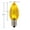 Yellow, variant on C7 LED E12 Faceted MINLEON Retrofit Christmas Bulbs