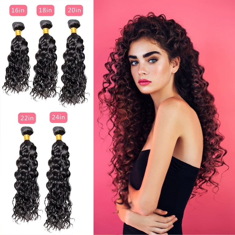 Human Hair Weave Extensions Wigs Amazon.com : UNICE Hair 10A Malaysian Straight Human Hair 3  main image 4