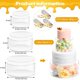 thumbnail image 2 of Soporte de acrílico para tartas con tapa, soporte para tartas flotante, transparente, soporte para tartas de cumpleaños, boda, soporte cilíndrico para fiestas (10 pulgadas, 8 pulgadas, 6, 2 of 8