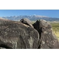 thumbnail image 2 of Paulson, Don 18x13 White Modern Wood Framed Museum Art Print Titled - New Mexico, Three Rivers Petroglyph etchings, 2 of 4