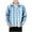 Sky Blue, variant on OGLCCG Little Boys Plaid Shirt Casual Lapel Collar Long Sleeve Button Down Shirt with Chest Pocket Loose Fit School Uniform Shirt 3-9 Years
