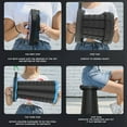 thumbnail image 3 of Suproot Portable Telescopic Stool, Used for Camping Garden Fishing Hiking Barbecue, Adjustable Plastic Stool, Black, 3 of 7