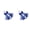 B, variant on Creative Personalizeds Glitters Cheer Ribbon Bows Keychains Colored Cheer Keychains Pendant Backpacks Decoration Accessories