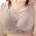 thumbnail image 2 of Ropa Interior Transpirable para Mujeres Sujetadores Cómodos Encaje sin Bordes Recogido Sujetador Delgado Diario, 2 of 9