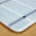 thumbnail image 5 of TOWN & COUNTRY BASICS Comfort Plus Windowpane Plaid Anti Fatigue Comfort Mat, Kitchen Runner Mat, Standing Desk Mat, Dorm Room Rug, Non-Slip Backing, Blue, 18"x55", 5 of 12