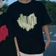 thumbnail image 5 of Camiseta de manga corta,Camiseta de algodón para camiseta para hombres y mujeres, cuello redondo, parte superior suelta, construcción robusta, 5 of 8
