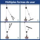 thumbnail image 3 of DIY Polea de Cable para Gimnasio,Fitness LAT y Sistema de Polea de Elevación,Accesorios de Polea de Cable para Ejercicio en Casa,Extensiones de Tríceps Juego de 8 Pieza,Aparatos de Ejercicio, 3 of 7