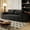 Black, variant on JIE LISHUN 71" 3Setaser Sofa,Corduroy Fabric,Deep Seat Couches,Comfy Loveseat Sofa,No Assembly,1pcs for Living room, Bedroom,Conference room ,Apartment,Black