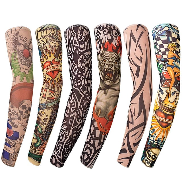 Juego Manga Tatuaje Falso para Brazo Artístico 6 Piezas 39*8cm