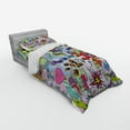 thumbnail image 2 of Ambesonne Art Bedding Set 3 Pcs, Hip-Hop Graffiti Love, Twin XL, Multicolor, 2 of 2