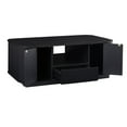 thumbnail image 5 of Kevinplus 46.5" Oval Coffee Table with Drawers and Storage Compartments for Living Room Offices, Black, 46.5"L*27.2"W*17.7"H, 5 of 8