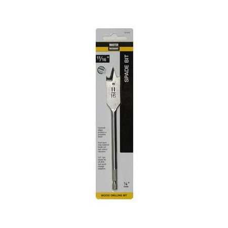 

521416 Wood Boring Bit Spade 11/16-In. - Quantity 6