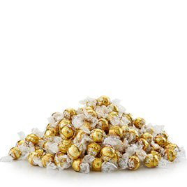 Lindt LINDOR White Kosher Chocolate Truffles, 60 Truffles In A Gifted Red Ribbon Truffle Gift (Best White Chocolate Truffles)