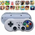 thumbnail image 4 of 8bitdo SN30 Wireless Controller 6-Axis Burst Vibration Turbo Function Joystick for Switch Steam Windows Android iOS, 4 of 5