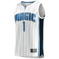 thumbnail image 2 of Men's Fanatics Jonathan Isaac White Orlando Magic Fast Break Jersey - Association Edition, 2 of 6