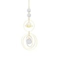 thumbnail image 1 of Campanas De Viento Crystal Light Catcher Circular Star Prismas de metal Colgante para regalos familiares (A) Likrtyny Libre de BPA, 1 of 8