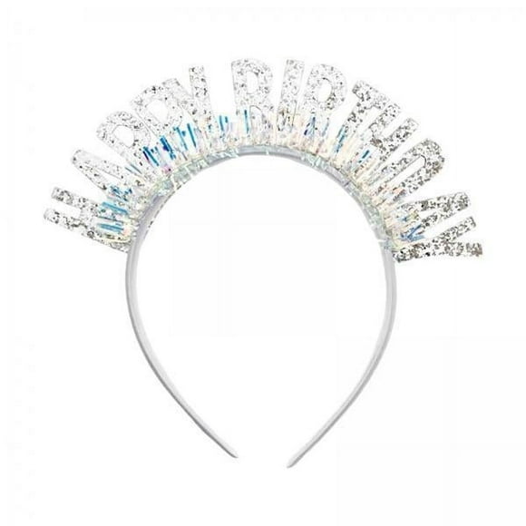 Diadema de feliz cumpleaños,Diadema de feliz cumpleaños para niñas,mujeres,niños y adultos.,Tiara de cumpleaños Corona de feliz cumpleaños con purpurina,Accesorios para fiestas de
