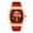 Gold Wine, variant on Men’s 41mm Tonneau Watch – Luxury Quartz Timepiece with Skeleton Dial, Silicone Strap, Gift for Him - Gold Blue