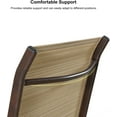 thumbnail image 6 of PURPLE LEAF Outdoor Chaise Lounge Chair Set of 3 with Side Table and Wheels Adjustable Aluminum Chairs Light Khaki for Outside Yard Patio Pool Garden Beach, 6 of 9