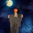 thumbnail image 5 of Clearance Halloween Horror Decoration Hanging Ghost Man Death, Voice Control Sound And Light, Horror Haunted House Props, Suitable For Indoor/outdoor Halloween Ghost, 5 of 5