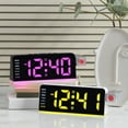 thumbnail image 3 of SDFGTstore Digital Clock Duals Loud Alarm Clock for Bedroom Decors Projection Alarm Clock, 3 of 14
