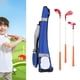 thumbnail image 3 of Mini juego de palos de golf para niños, mini juego de mini palos de golf de plástico portátil para niños Juego de palos de golf para niños Aspecto llamativo de juguete, 3 of 8