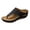 Black, variant on Flip Flops for Women Boho Hollow out Slides Orthopedic Wedge Sandals with Comfortable Arch Support Casual Summer Slip on Beach Shoes White Size 9.5