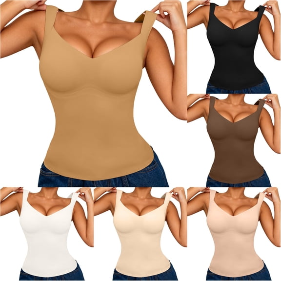 SIYUDAN Women's Posture Corrector Bustier High Compression Upper Body Shapewear Support M