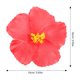 thumbnail image 5 of 10 Uds flores de hibisco hermosa decoración cabeza de flor Artificial DIY flores hawaianas para boda fiesta Luau hawaiana, 5 of 6