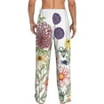thumbnail image 3 of Easygdp Autumn Garden Men's Pajama Pant, Sleep Elastic Waistband Lounge Pants - Medium, 3 of 9