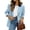 Sky Blue, variant on EANJE Women's Solid Casual Office Work Long Sleeve Open Front Blazer Jacket Green XL