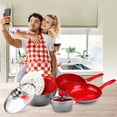 thumbnail image 3 of Bateria de Cocina Grande Set Red con mango remov 7 pzs Flavor Stone Grande Set Red 7 accesorios, 3 of 4