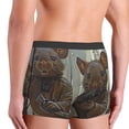 thumbnail image 3 of Fotbe Steampunk Space Mice Warriors Men’s Total Support Pouch Boxer Briefs, X-Temp Cooling, Moisture-Wicking Underwear, Regular, Long-leg and Trunk-Small, 3 of 6