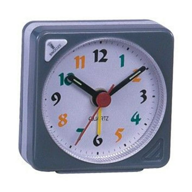Ruibeauty Square Mini Alarm Clock Travel Alarm Clock Silent Alarm Clock