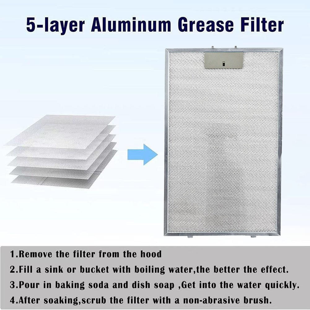 Cooker Hood Filters Metal Mesh Extractor Vent Filter 400 X 275 X 9Mm