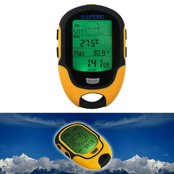 Yucurem Multifunctional GPS Navigation Receptor Rechargeable for Camping Hiking Outdoors