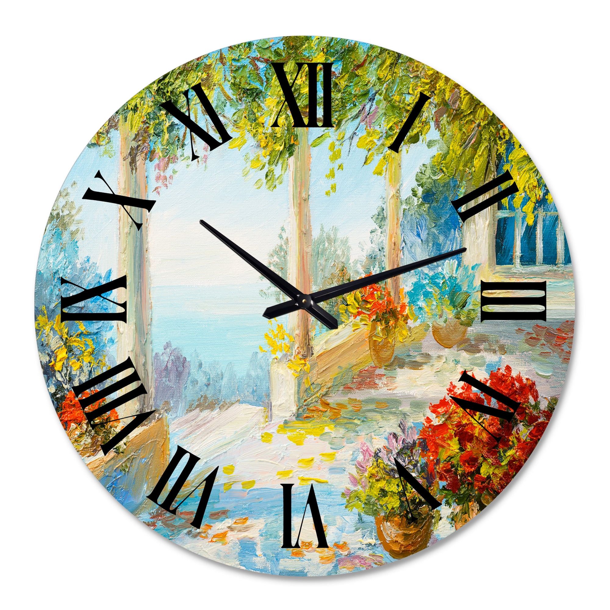Designart 1 in Coastal Wall Clock