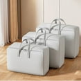 thumbnail image 1 of Sentmoon Large Storage Bags Packing Bags Heavy Duty Storage with Reinforced Handles Extra Large Storage Bags for Clothes Tote Bag Thickened Double Zipper for Space Saving Travel, 1 of 10