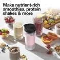 thumbnail image 4 of Hamilton Beach Personal Blender for Smoothies with Travel Lid, 14 oz, Black, 4 of 12