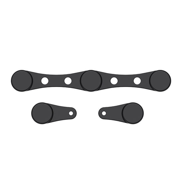 Air Fryer Magnets Silicone Buckle,Silicone Clips for Air Fryer Magnets for Secure Parchment Paper Liners Baking Sheets Prevent Shifting,Air Fryer Magnets for Parchment Paper,Black,1PC 4" & 2PC 1.1"