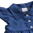 thumbnail image 4 of MesaSe Robe en Jean Princesse pour Bébés Filles Robes de Fête Décontractées, 4 of 5