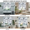 thumbnail image 3 of Texas Star Country Swag Valances for Windows, Kitchen Curtains 36 Inch Length 2 Panels Set, Blue Farmhouse Branches Short Curtains for Small Windows Rod Pocket Cafe Curtains Drapes 28"x36", 3 of 8