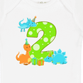 thumbnail image 4 of Inktastic Dinosaur Party-second Birthday Boys or Girls Baby Bodysuit, 4 of 5